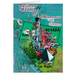Nevada USA Card