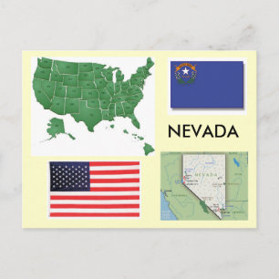 Nevada, USA Postcard