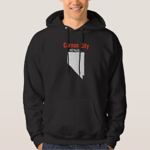 Nevada Usa State America Travel Nevadan Carson Cit Hoodie