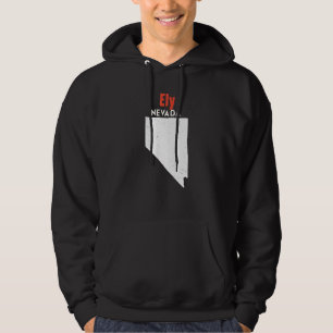 Nevada Usa State America Travel Nevadan Ely Hoodie