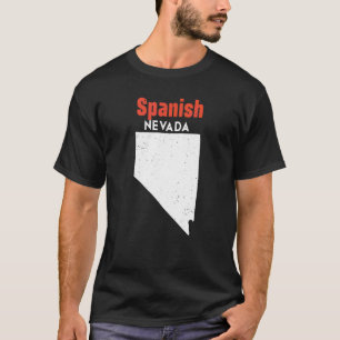 Nevada Usa State America Travel Nevadan Spanish Sp T-Shirt