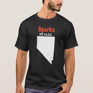 Nevada Usa State America Travel Nevadan Sparks T-Shirt