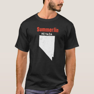 Nevada Usa State America Travel Nevadan Summerlin T-Shirt