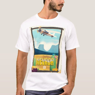 Nevada USA vintage style travel poster. T-Shirt