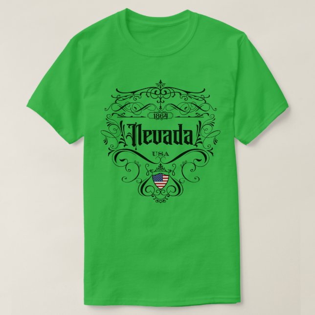 Nevada Vintage design T-Shirt (Design Front)