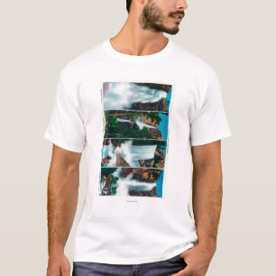 Nevada, Yosemite, Vernal, and Bridal Veil Falls T-Shirt