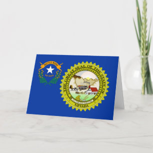 Nevadan Flag & Seal, Flag of Nevada Card