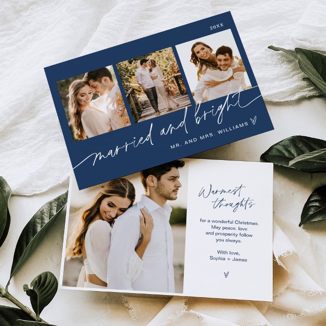 NEVE Married And Bright Wedding Holiday Card (Creator Uploaded)