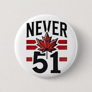 Never 51st Funny Canada is not Fot Sale 6 Cm Round Badge
