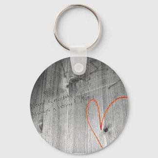 Never a Mistake Key Ring