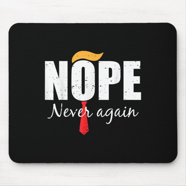 Never Again Funny Trump Hair 3  Mouse Pad (Front)