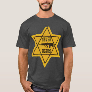 NEVER AGAIN Tavor Rifle Star T-Shirt