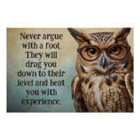 Never Argue with a Fool