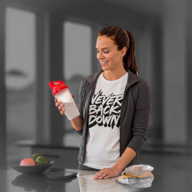 Never Back Down Tri-Blend Shirt (Creator Uploaded)