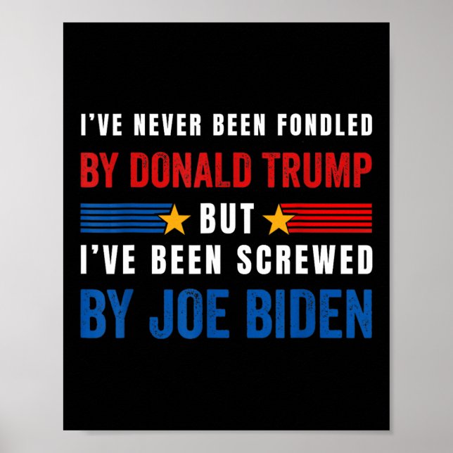 Never Been Fondled Never Been Fondled By Donald Tr Poster (Front)