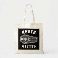 Never Better Dead Inside Skeleton Halloween