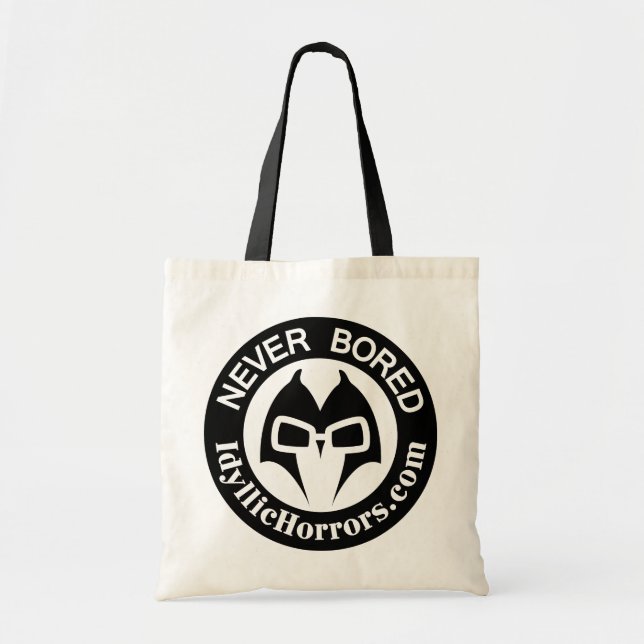 Never Bored - Idyllic Horrors Promo Tote Bag (Front)