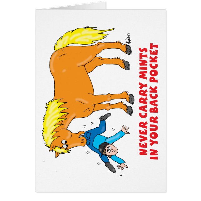 Never Carry Mints in your back pocket (Front)