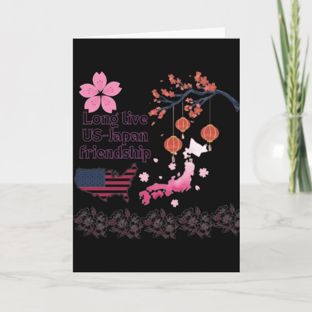 Never ending friendship black card (Front)