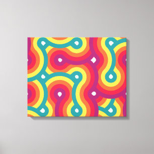 Never ending swirls canvas print