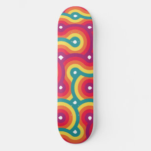 Never ending swirls skateboard