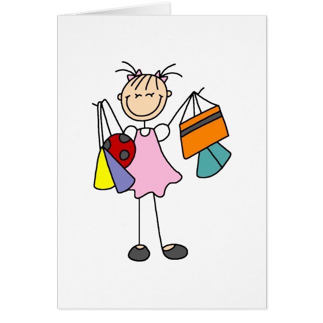 Never Enough Bags Shopping Card (Front)