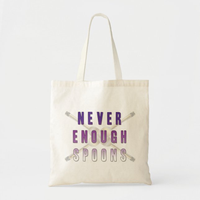 Never Enough Spoons Tote Bag (Front)