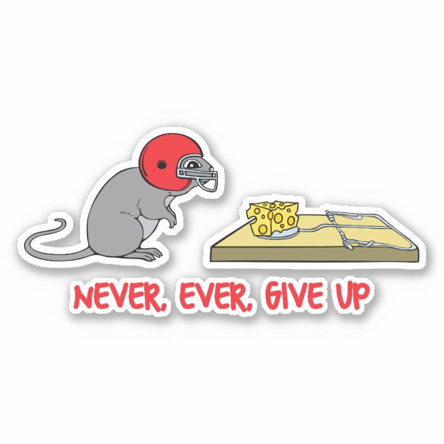 Never ever give up (Front)