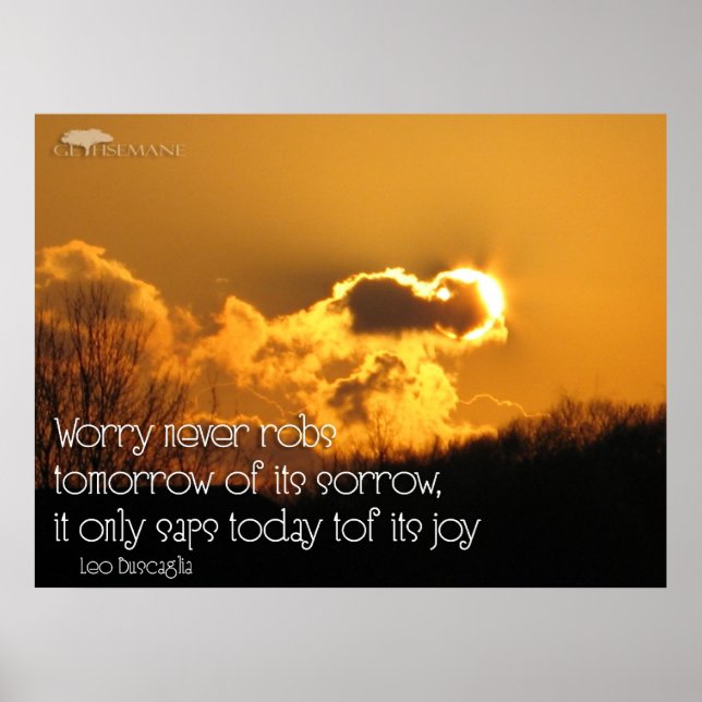 Never Ever Worry Poster (Front)