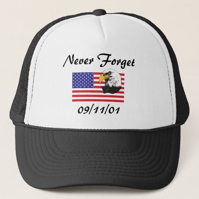 Never Forget/09/11/01 Trucker Hat (Front)