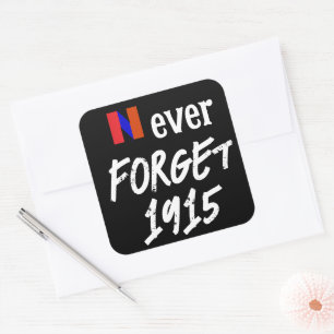 Never Forget 1915 Sticker