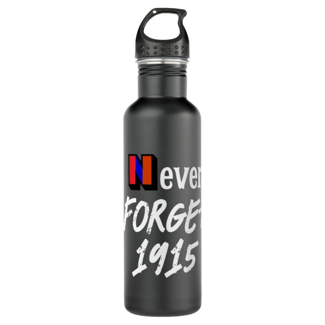 Never Forget 1915 Water Bottle (Front)