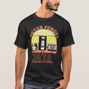 Never Forget 1979 Birthday Limited Edition Vin T-Shirt