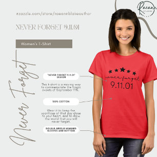 Never Forget 9/11 Remembrance T-Shirt