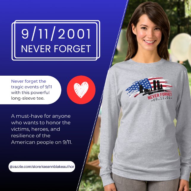 Never Forget 9/11 T-Shirt (Creator Uploaded)