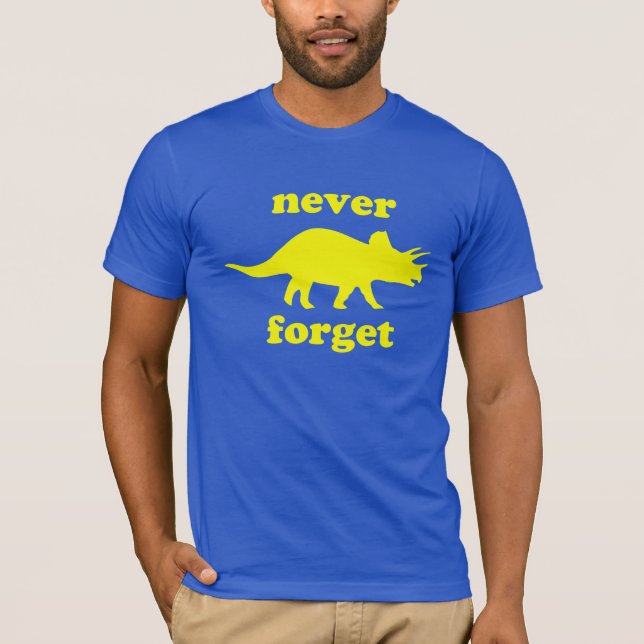 Never forget - Adolescent Torosaur T-Shirt (Front)