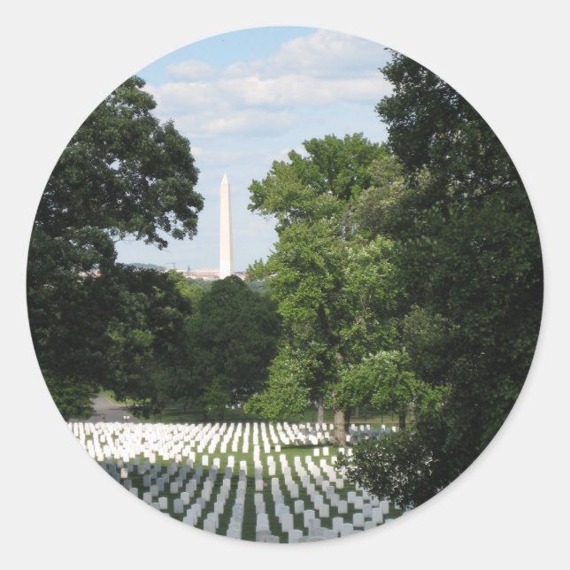 Never Forget... Always Remember Classic Round Sticker (Front)