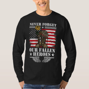 Never Forget Fallen Soldiers U2013 Memorial Day Mi T-Shirt