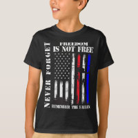 Never forget freedom isn't free veteran memorial d