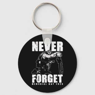 Never Forget Memorial Day _2  Key Ring