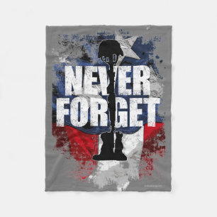 Never Forget (Memorial Day) Fleece Blanket