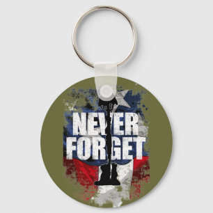 Never Forget (Memorial Day) Key Ring
