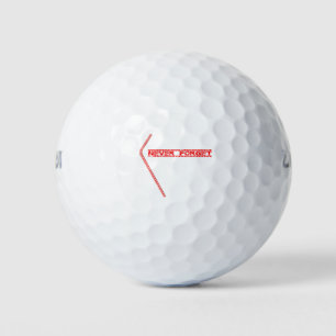 Never Forget Plastic Straws Golf Balls