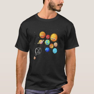 Never Forget Pluto Planet Space Solar System T-Shirt