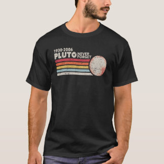 Never Forget Pluto, Retro Science T-Shirt