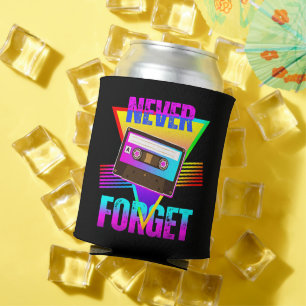 Never Forget Retro Cassette Tape Recorder Can Cooler