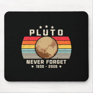 Never Forget Retro Style Funny Space Vintag Mouse Pad