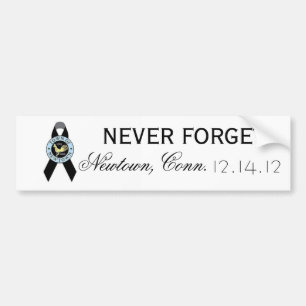 NEVER FORGET Sandy Hook Elementary School Bumper Sticker