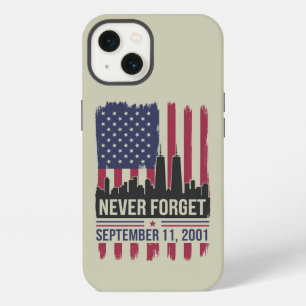 Never Forget September 11 2001 Memorial Day USA iPhone 13 Case