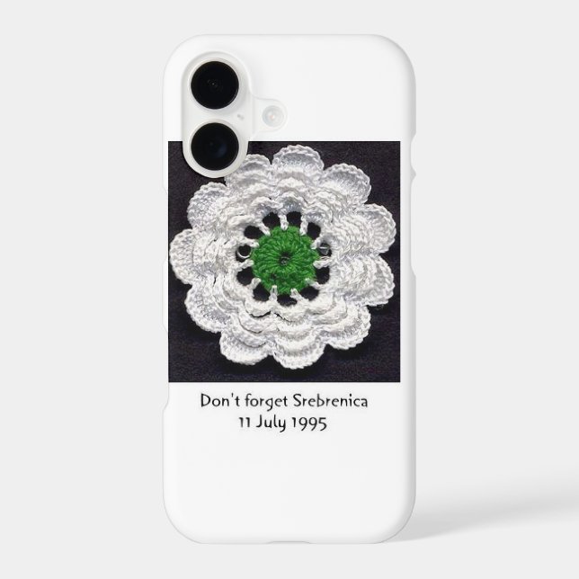 Never Forget Srebrenica iPhone 7 Case (Back)